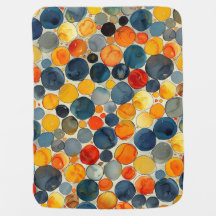 Pattern christmas circle yellow orange grey
