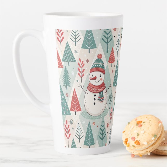 Pattern Christmas Scandinavian Milchtasse (Beispiel)