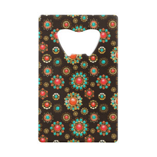 Pattern de Ethnic Brooches Seamless