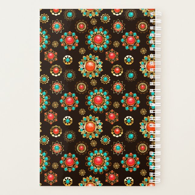 Pattern de Ethnic Brooches Seamless (Dos)