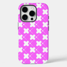 Pattern Design in Pink and White