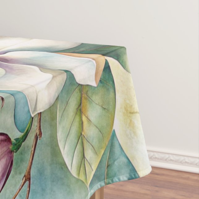 Pattern Elegant Magnolia Flowers Tischdecke (Beispiel)