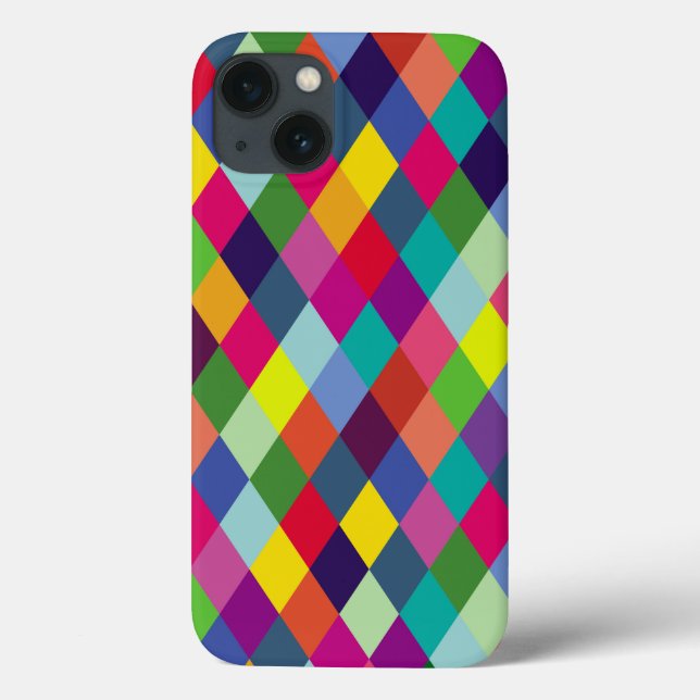 Pattern Fashion Colorful - Moderner FrühlingsHipst Case-Mate iPhone Hülle (Rückseite)