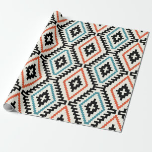 Pattern Geometric Fashion Stilvolle Trendy Geschenkpapier