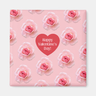 Pattern Happy Valentine`s Day 2023 Hintergrund Magnet