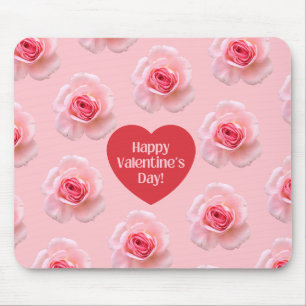 Pattern Happy Valentine`s Day 2023 Hintergrund Mousepad