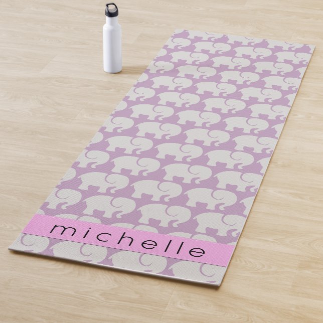 Pattern Of Elephants, Elephant Pattern, Your Name Yogamatte (Beispiel)