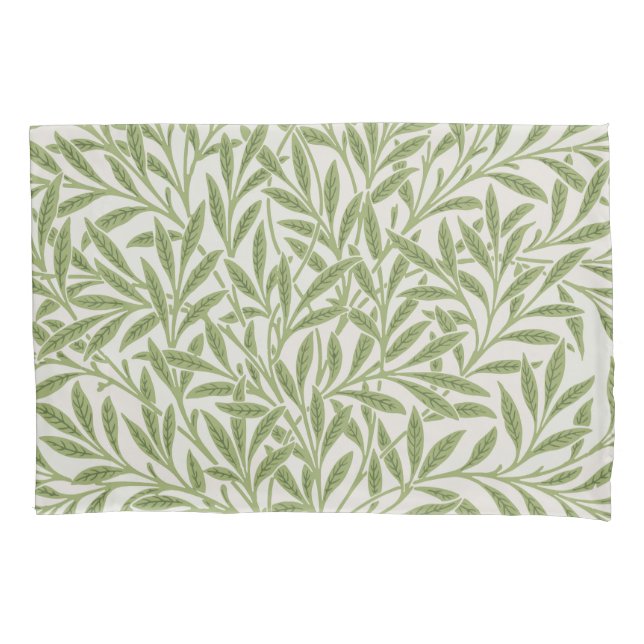 Pattern of green leafy branches  kissenbezug (Vorderseite-Links)