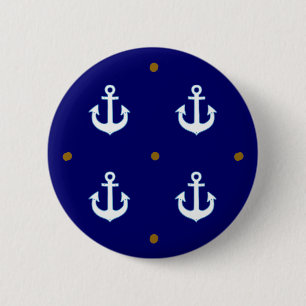 pattern of small white anchors button