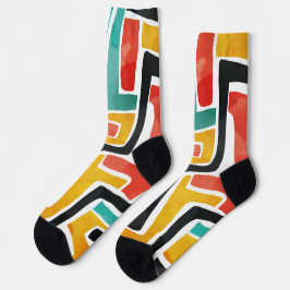 Pattern Print Socks - Stilvolle, individuell anpas Socken