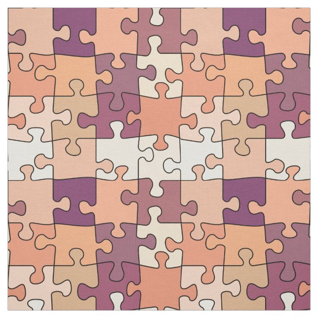 Pattern-Puzzle 70er Farben Stoff (Muster)