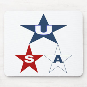 Pattern-USA-Mausmatte Mousepad