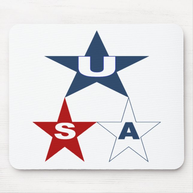 Pattern-USA-Mausmatte Mousepad (Vorne)