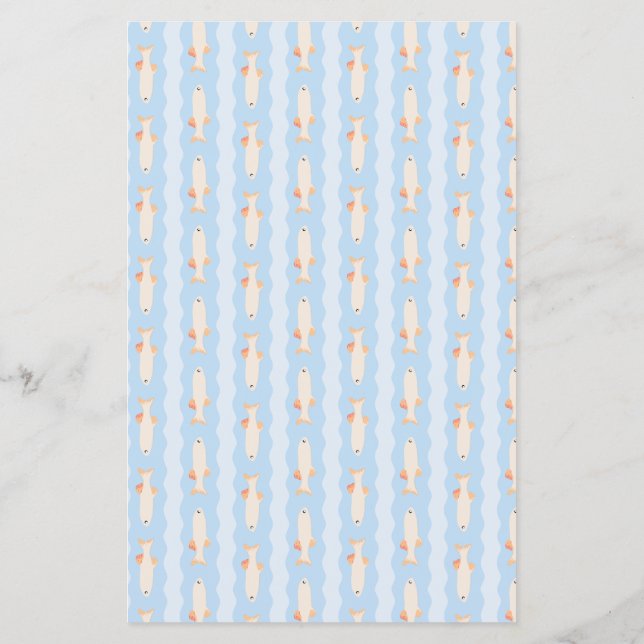 patterned scrap booking paper nautical Flyer (Hinten)