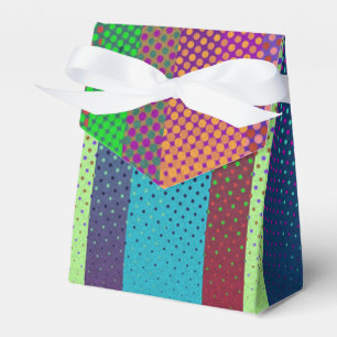 Patternfarbene Streifen + Ihre Ideen Geschenkschachtel
