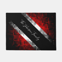 Patternflagge Trinidad und Tobago Dot | Familienna Fußmatte