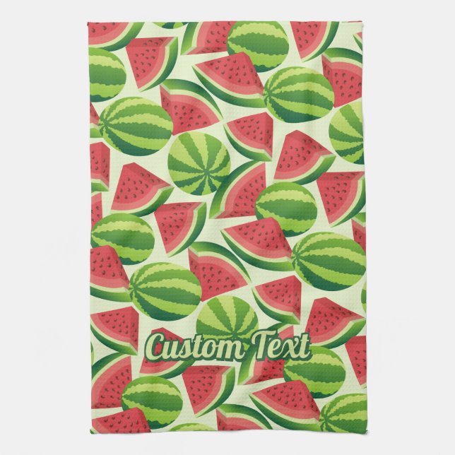 Patternhandtuch für Wassermelonen Geschirrtuch (Vertikal)