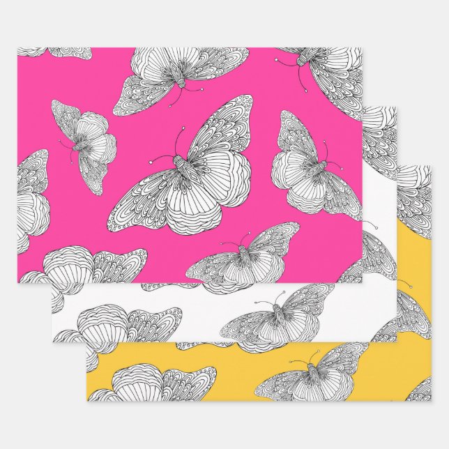 Patterns für Stifte und Tintenpatronen Geschenkpapier Set (Set)