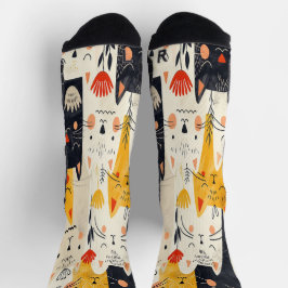 Patternsocken für Katzen Socken