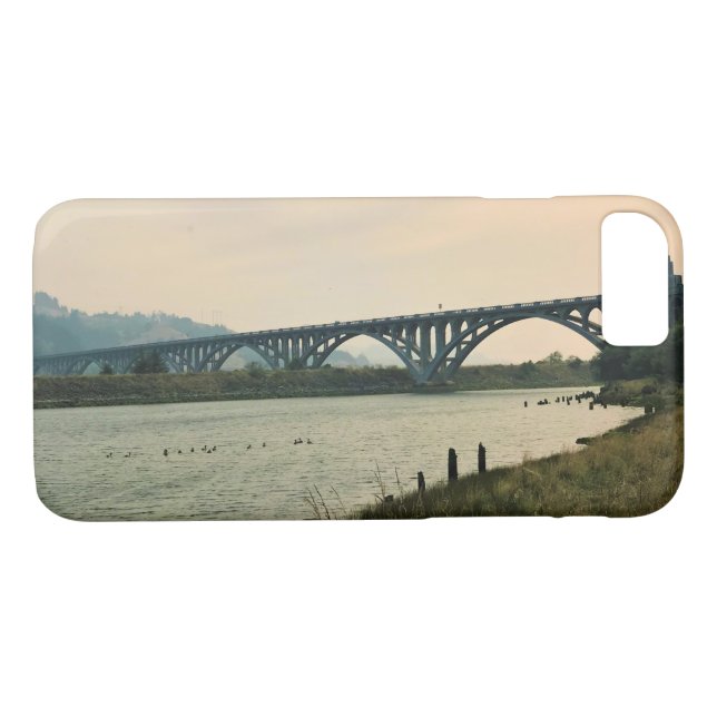 Patterson Bridge, Gold Beach, Oregon Case-Mate iPhone Hülle (Rückseite (Horizontal))