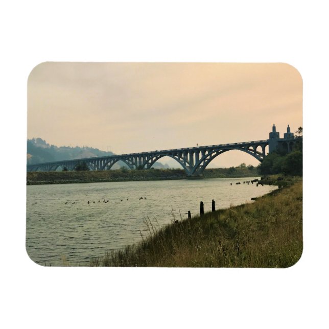 Patterson Bridge, Gold Beach, Oregon Magnet (Horizontal)