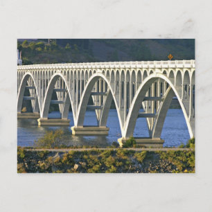 Patterson Memorial Bridge Autobahn 101 über Postkarte