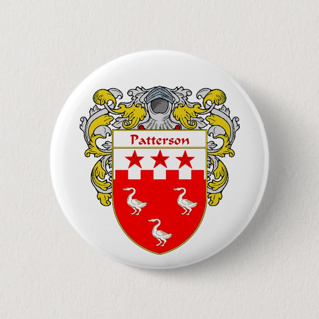 Patterson-Wappen (überzogen) Button (Vorderseite)