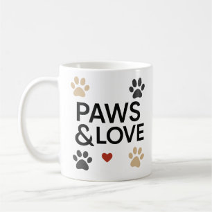 "PATTES & AMOUR" Mug pour amateur d'animaux Chie