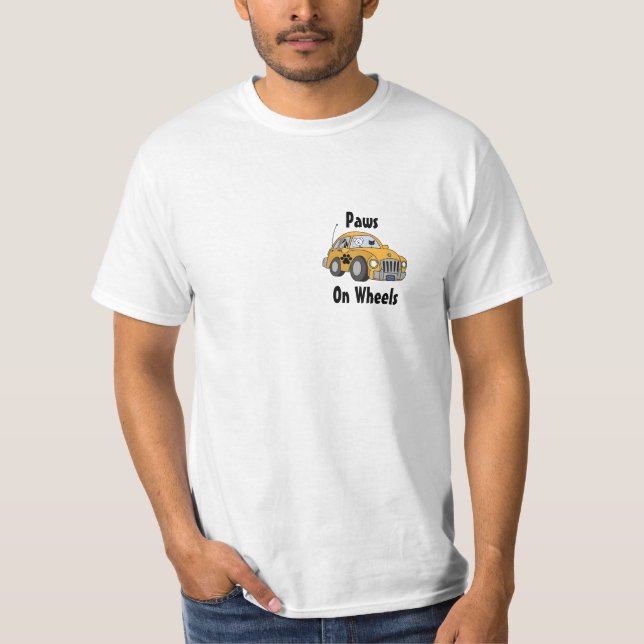 Pattes sur le T-shirt de transporteur de roues (Devant)