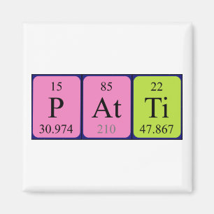 Patti Periodenmagnet Magnet