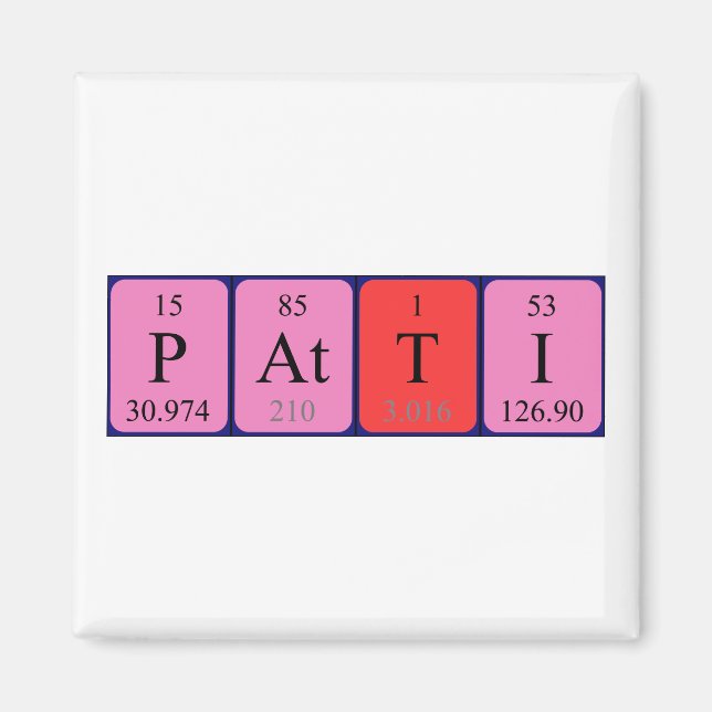 Patti Periodenmagnet Magnet (Vorne)