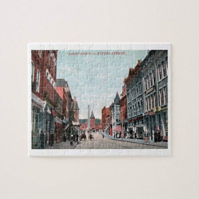 Patton Ave., Asheville, North Carolina Vintag (Horizontal)