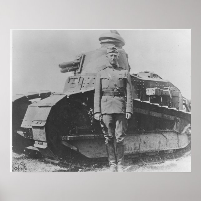 Patton der Tank Commander Poster (Vorne)