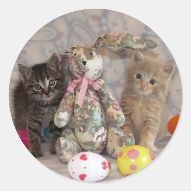 Patton et Buffington Cat / Autocollants Kitten (Devant)