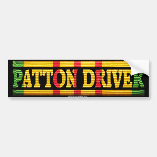 Patton Fahrer-Vietnam-Service Autoaufkleber