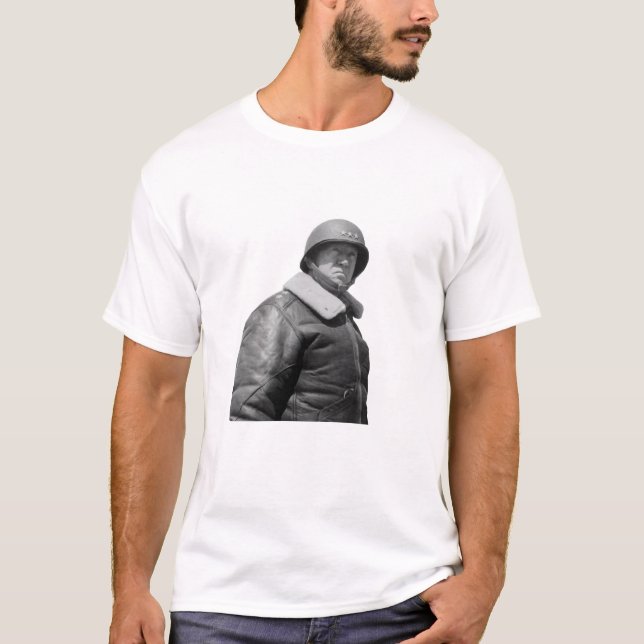 Patton und Zitat T-Shirt (Vorderseite)