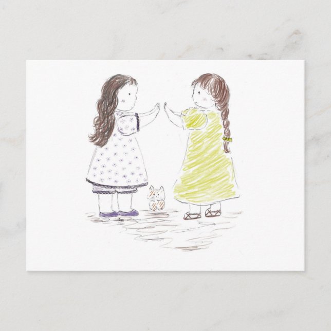 Patty Cake Postkarte (Vorderseite)