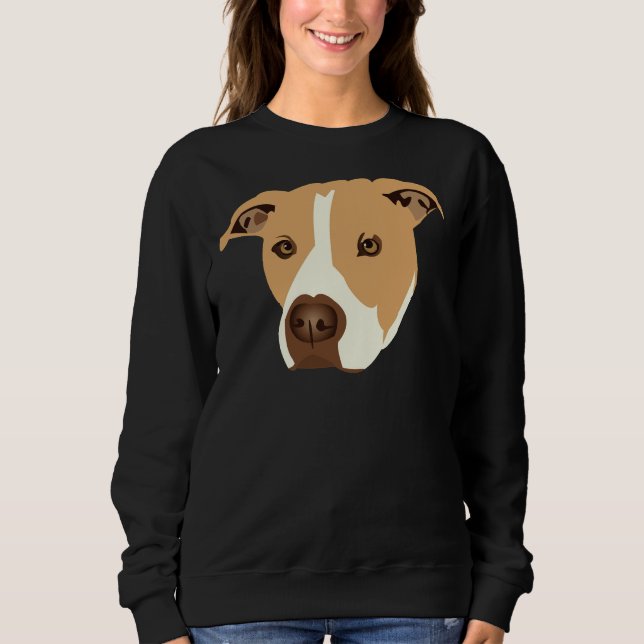 Patty Der Pitbull Sweatshirt (Vorderseite)