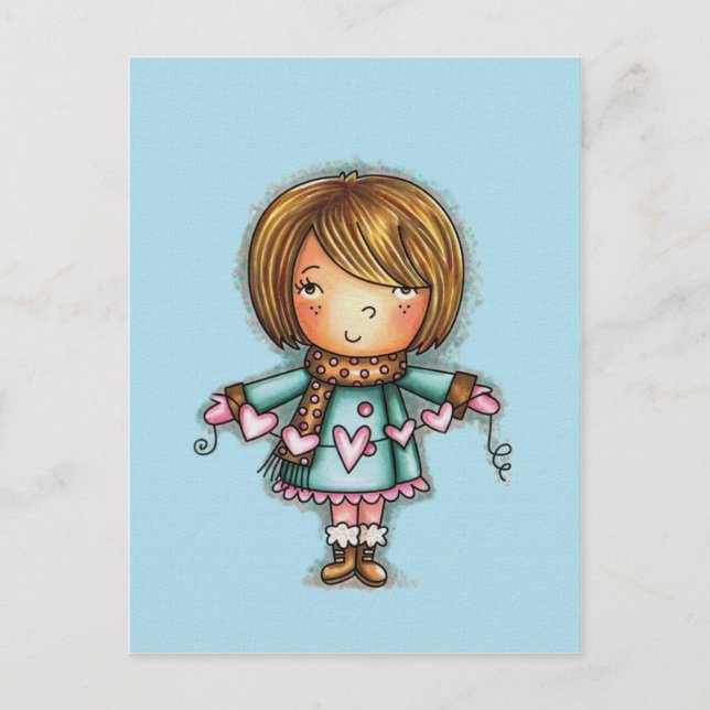 Patty Hearts Postcard Postkarte (Vorderseite)