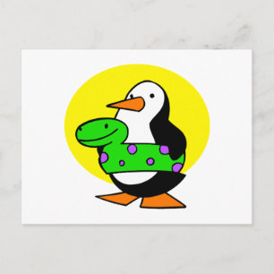 Patty Penguin Postkarte