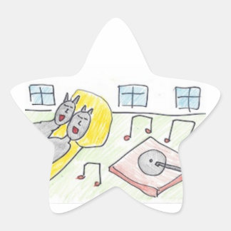 Patty The Black Cat Bedtime Stories Star Sticker