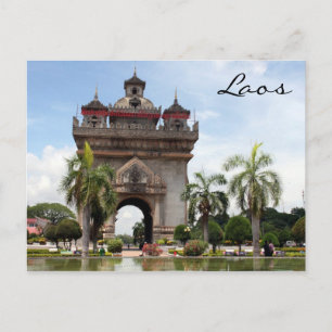 Patuxai-Tor Postkarte