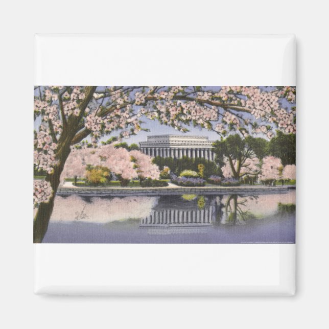 PAU44 Lincoln Memorial.tif Magnet (Vorne)