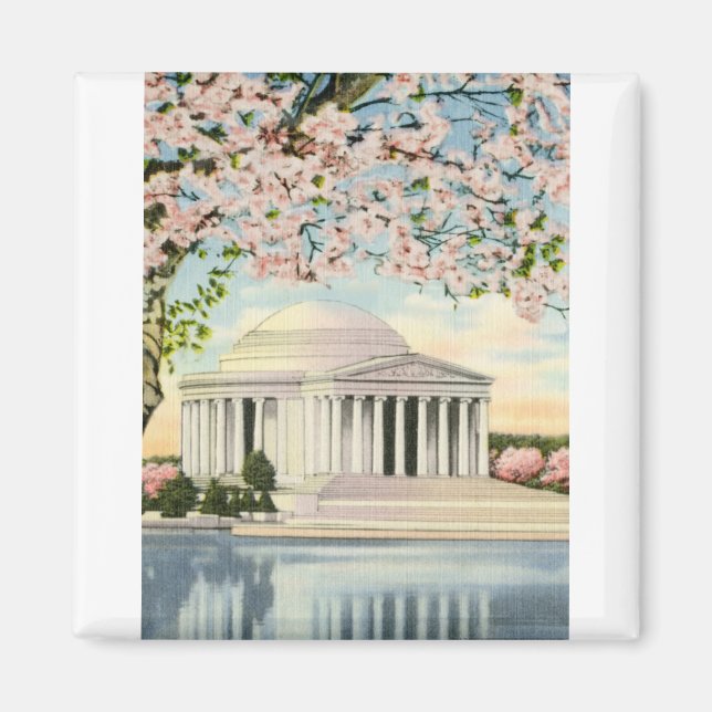 PAU49 Jefferson Memorial 3.tif Magnet (Vorne)