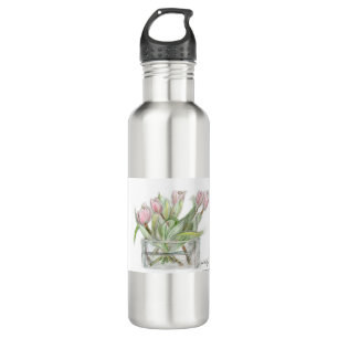 PAU58 Blume 1.tif Edelstahlflasche