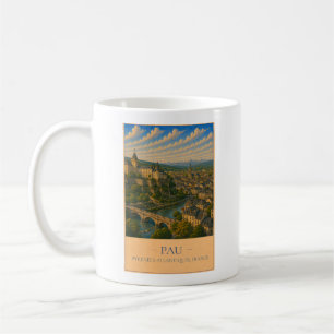 Pau, France – Vintage Travel Mug