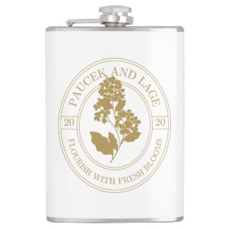 Paucek & Lage – Erblühen mit frischen Blüten Flachmann