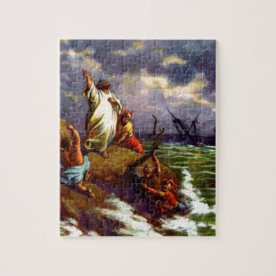 Paul à l'épave de mer Design de puzzle