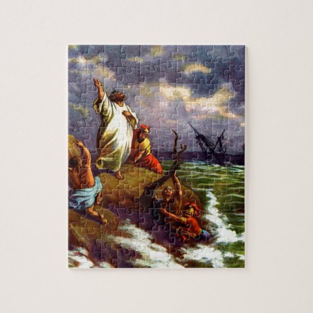 Paul à l'épave de mer Design de puzzle (Vertical)