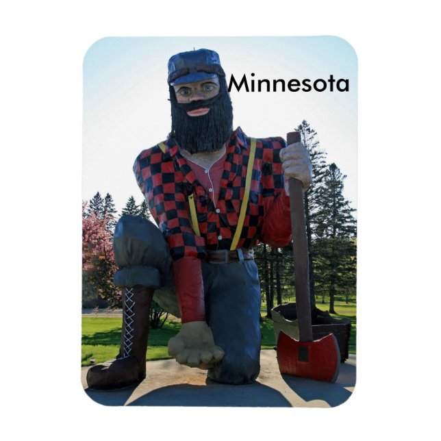 Paul Bunyan 3"x4" Foto Magnet (Vertikal)